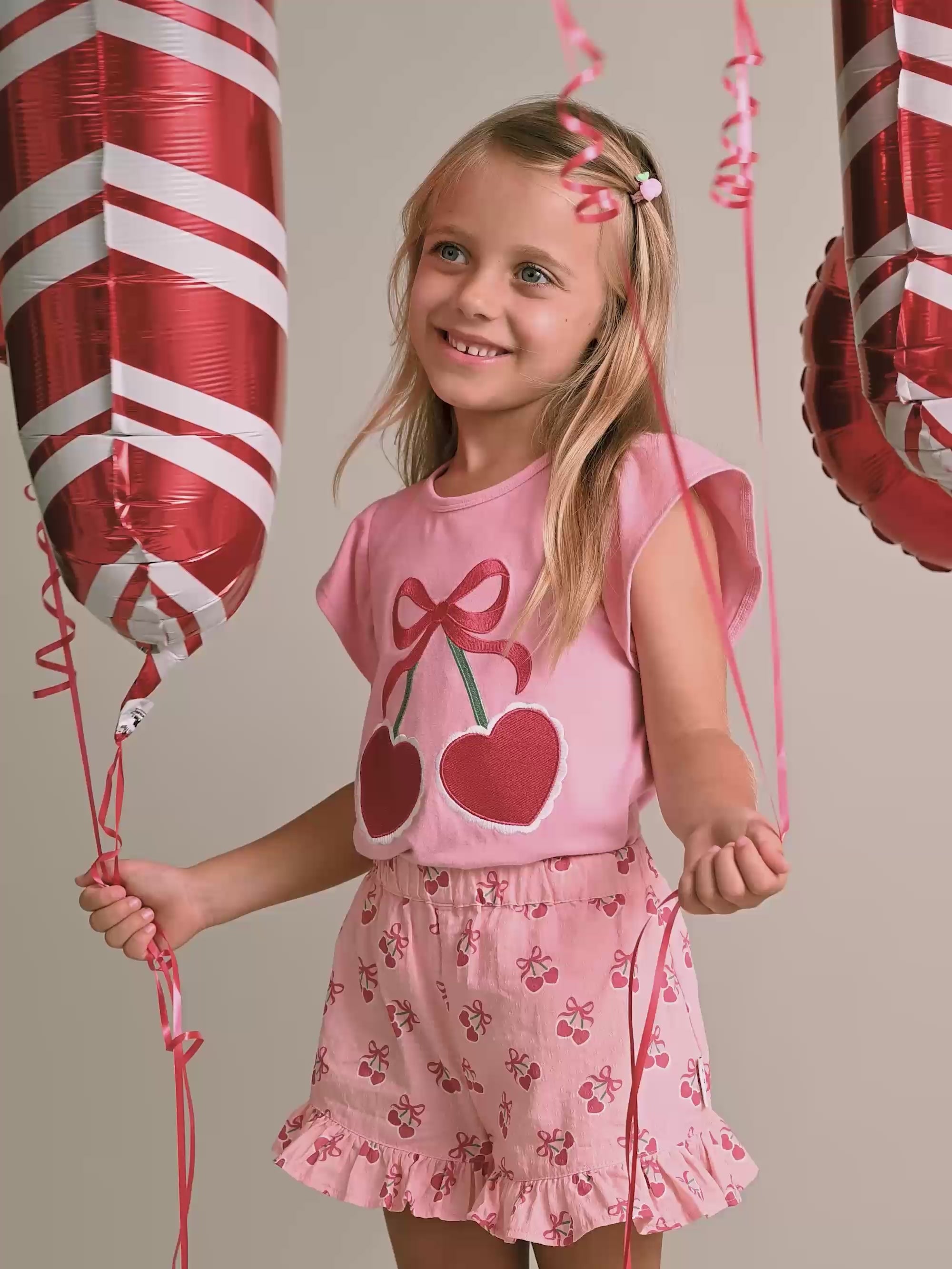 Cherry Pie Frilly Skort SHORT Huxbaby