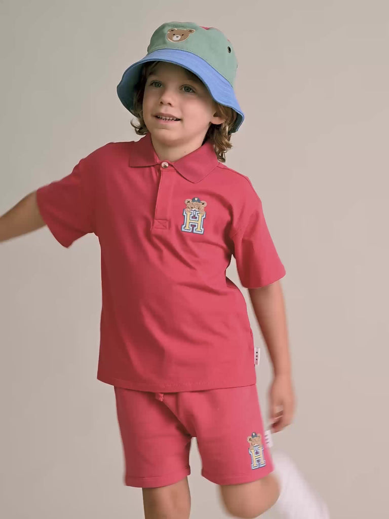 H is for Huxbear Shorts Red SHORT Huxbaby