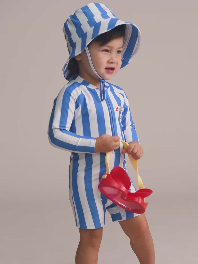 Nautical Stripe Rashsuit SWIMWEAR Huxbaby Shopify