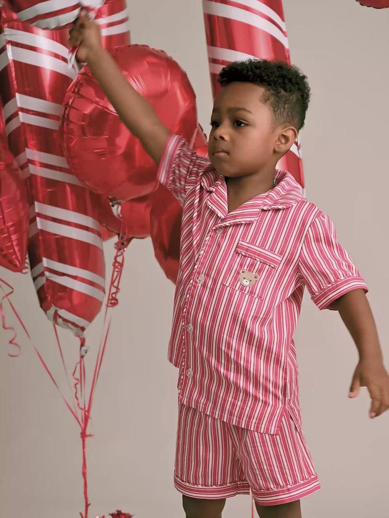 Tis The Season PJs Candy Cane SLEEPWEAR Huxbaby