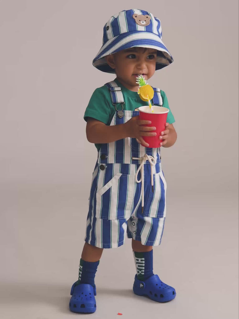 Tropical Stripe Shortall SHORTALL Huxbaby Shopify