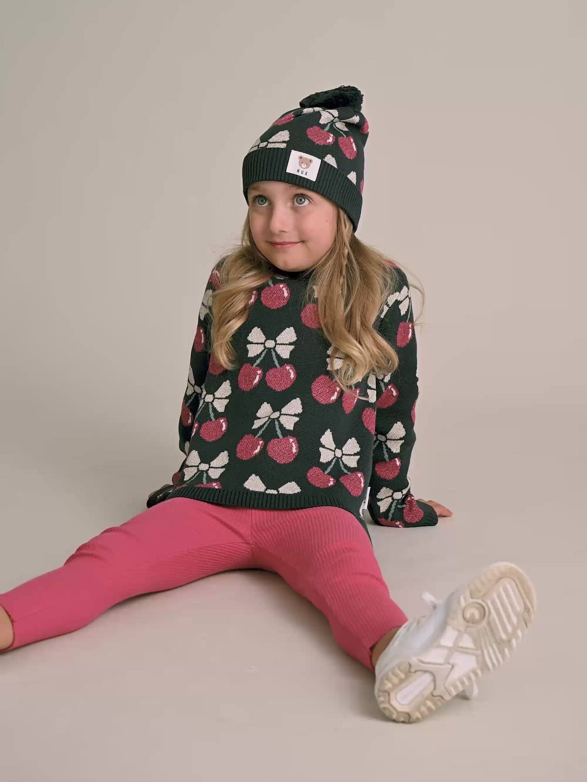 Cherry Pie Knit Pullover KNIT CARDI Huxbaby