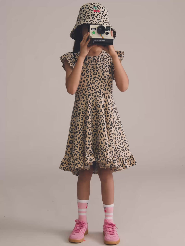 Leopard Cherry Bucket Hat ACCESSORIES Huxbaby Shopify