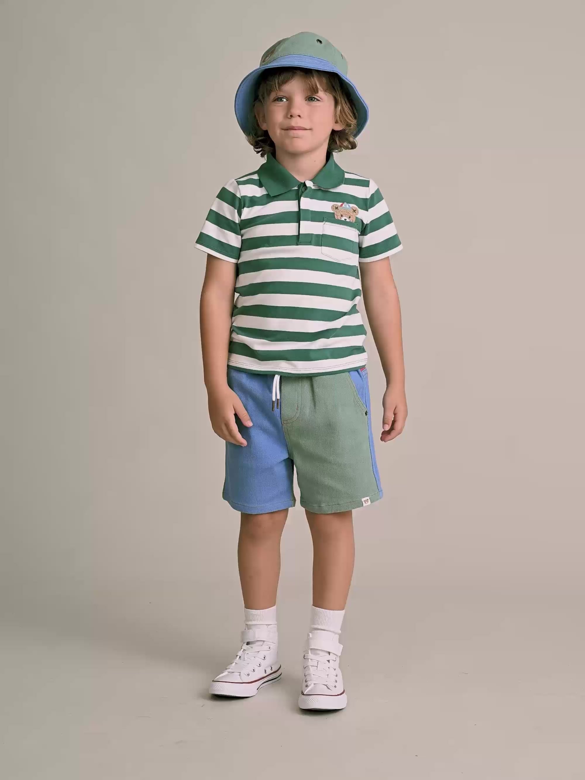 Peekaboo Hux Polo Tee T-SHIRT Huxbaby