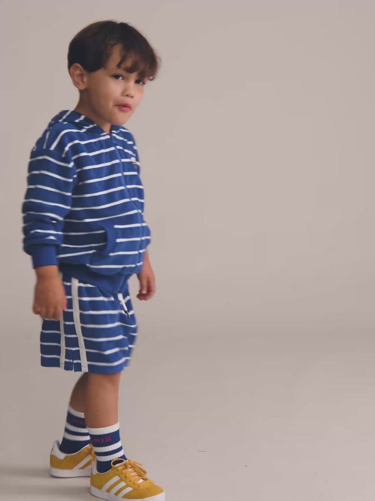 Nautical Stripe Towelling Short SHORT Huxbaby Shopify