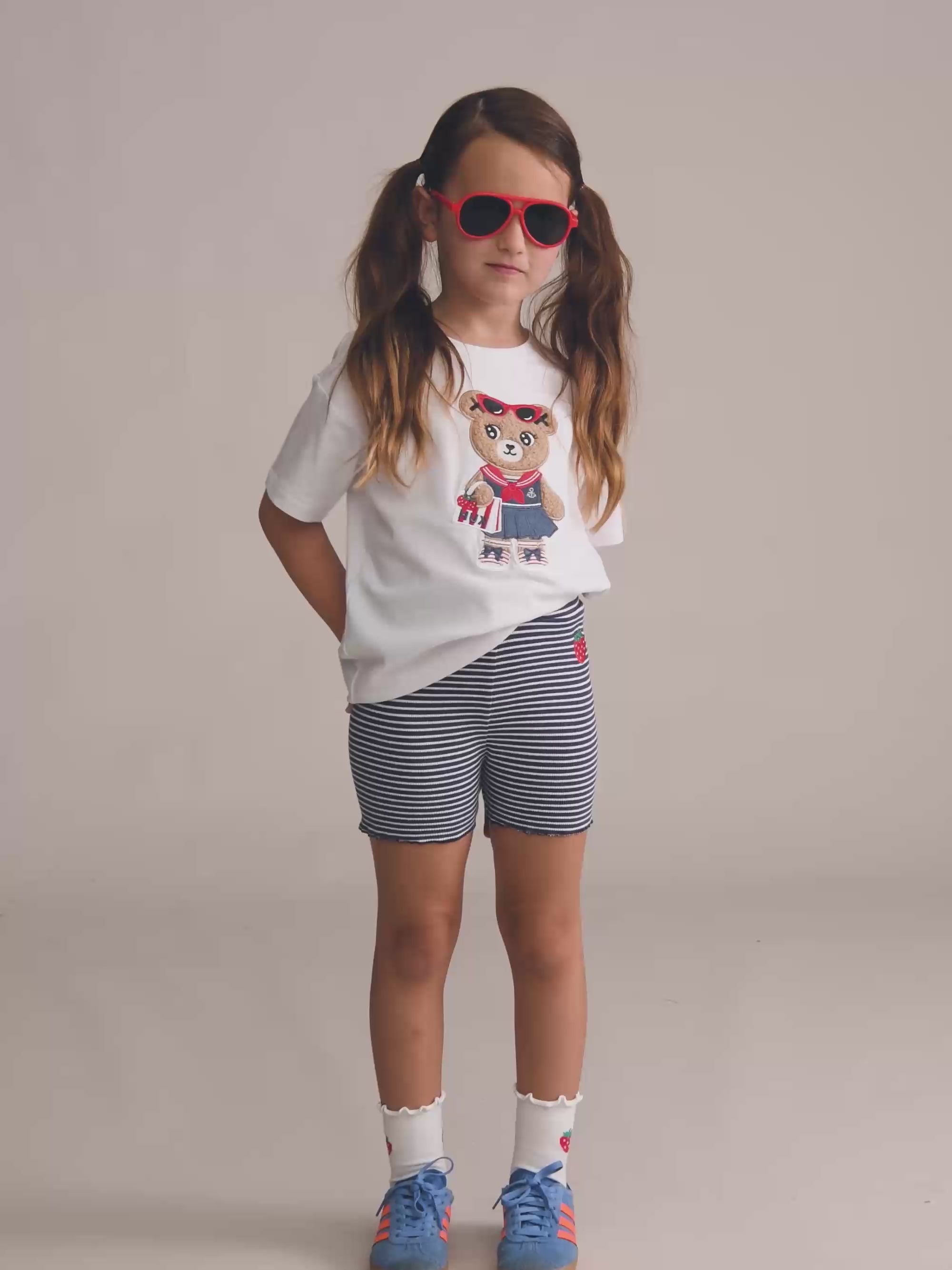 Nautical Vacay Huxette Slouchy Tee SL TOP Huxbaby Shopify