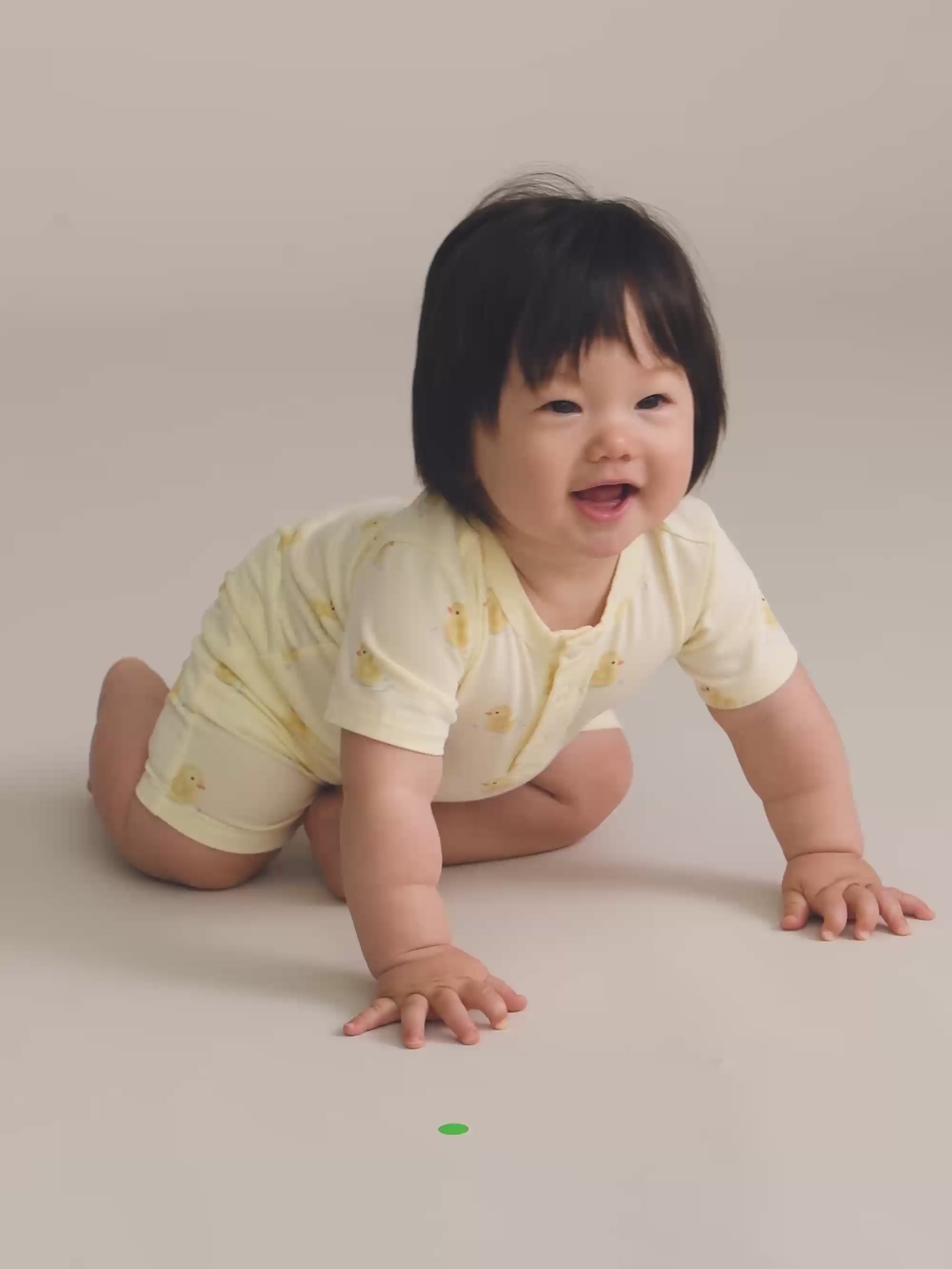 Rubber Ducky Henley Bodysuit ONESIE Huxbaby Shopify