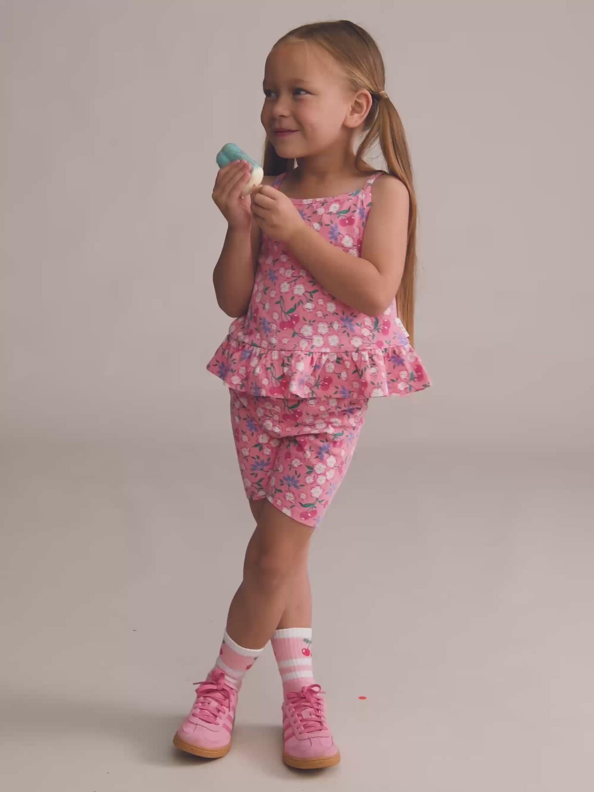 Tropical Cherry Floral 2Pc Set SET Huxbaby Shopify