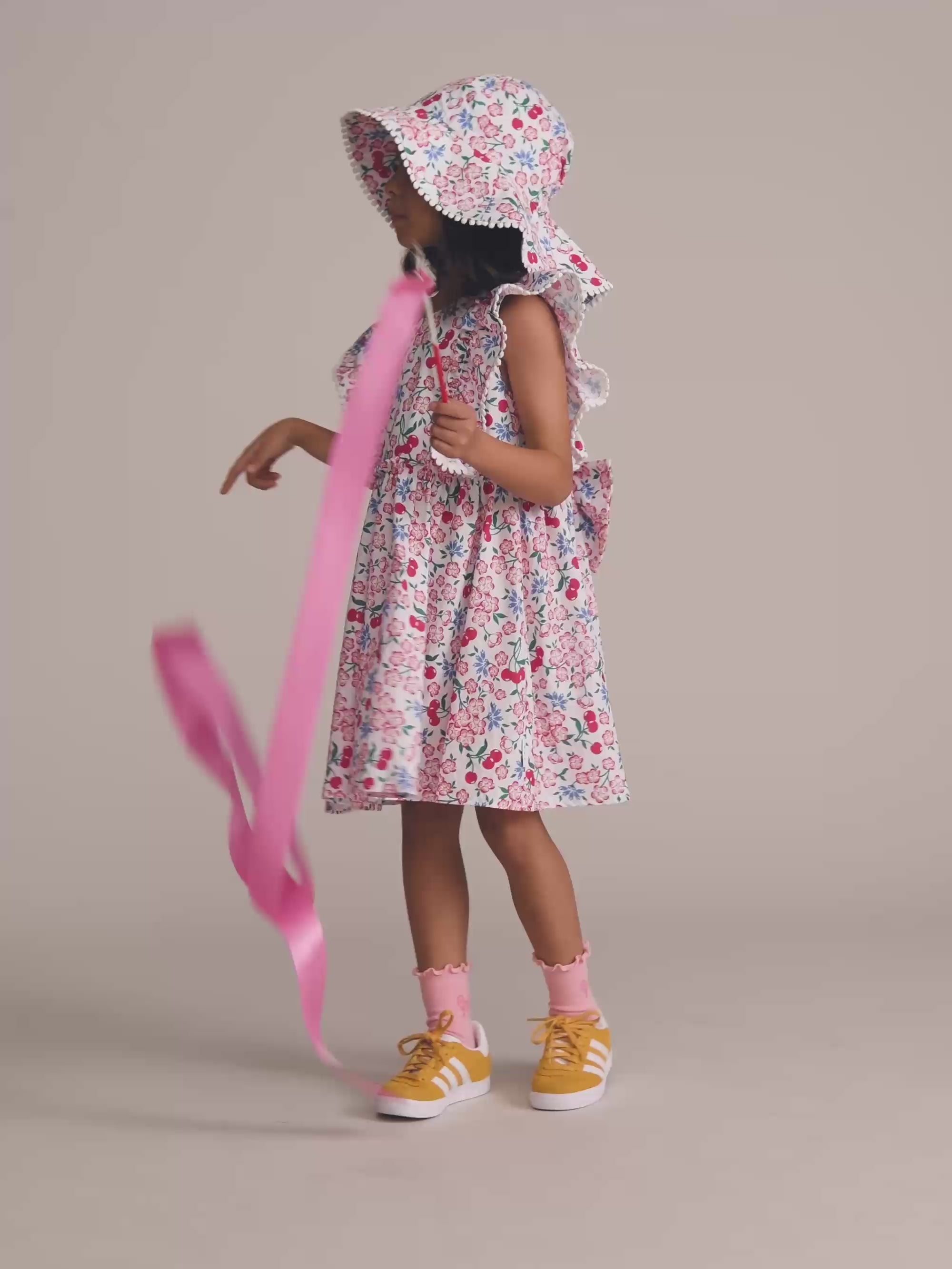 Tropical Floral Sunhat ACCESSORIES Huxbaby Shopify