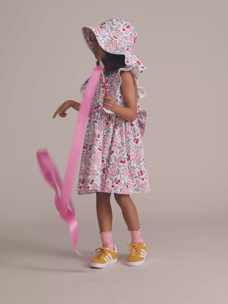 Tropical Floral Sunhat ACCESSORIES Huxbaby Shopify