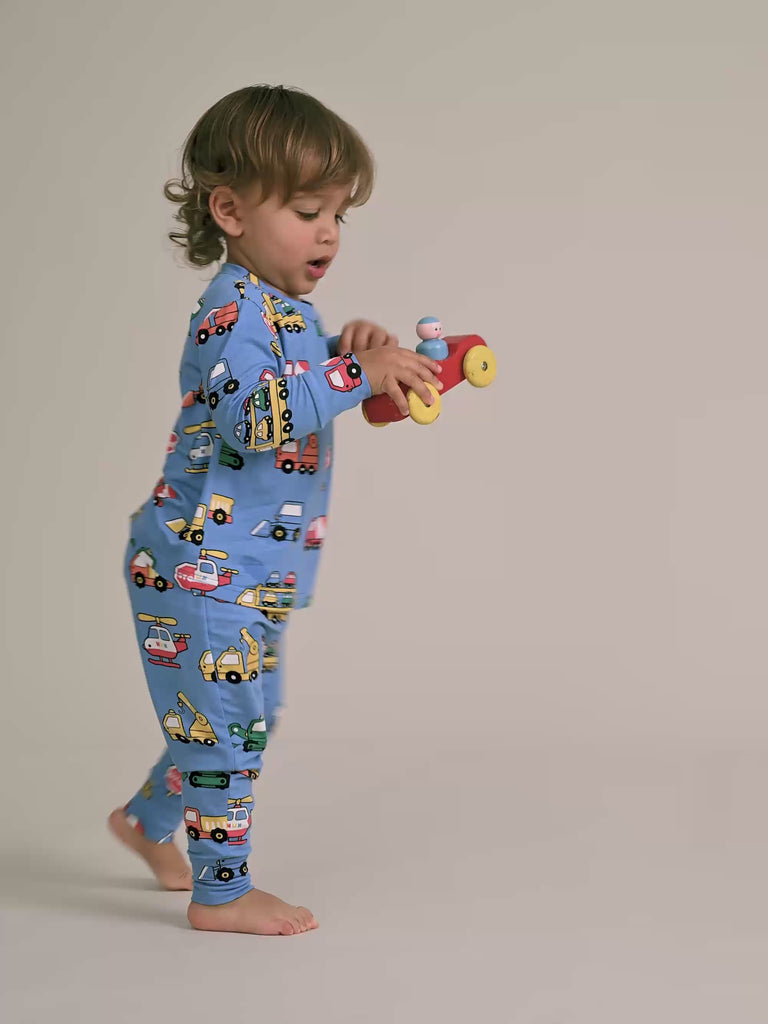 Construction Pj Set SLEEPWEAR Huxbaby