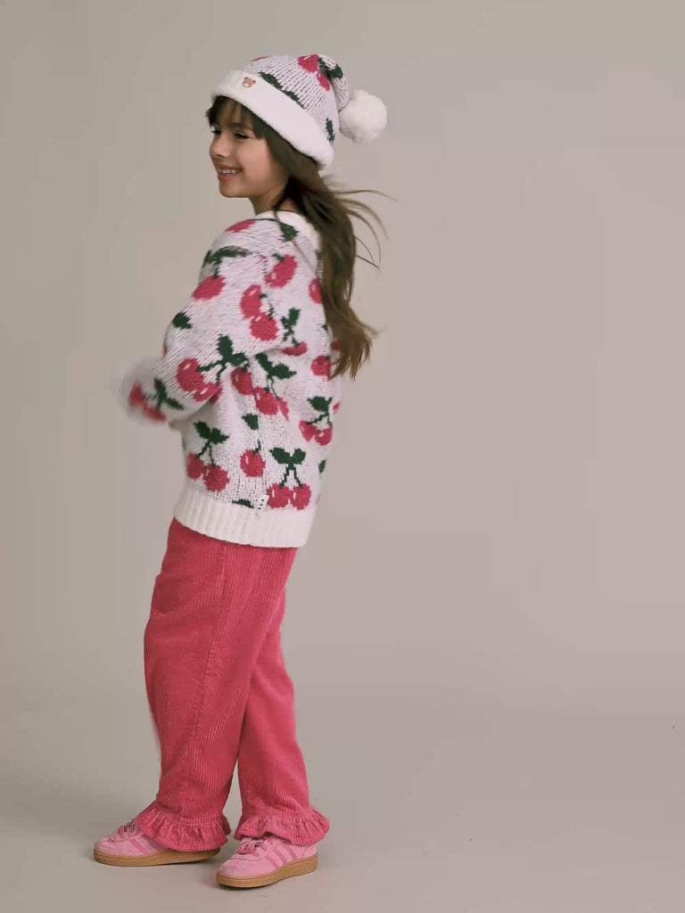 Cherry Knit Pullover KNIT JUMPER Huxbaby