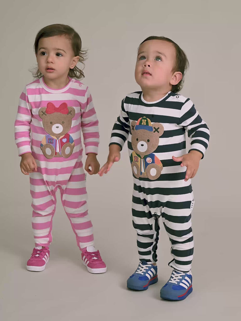 Varsity Huxette Romper ROMPER Huxbaby