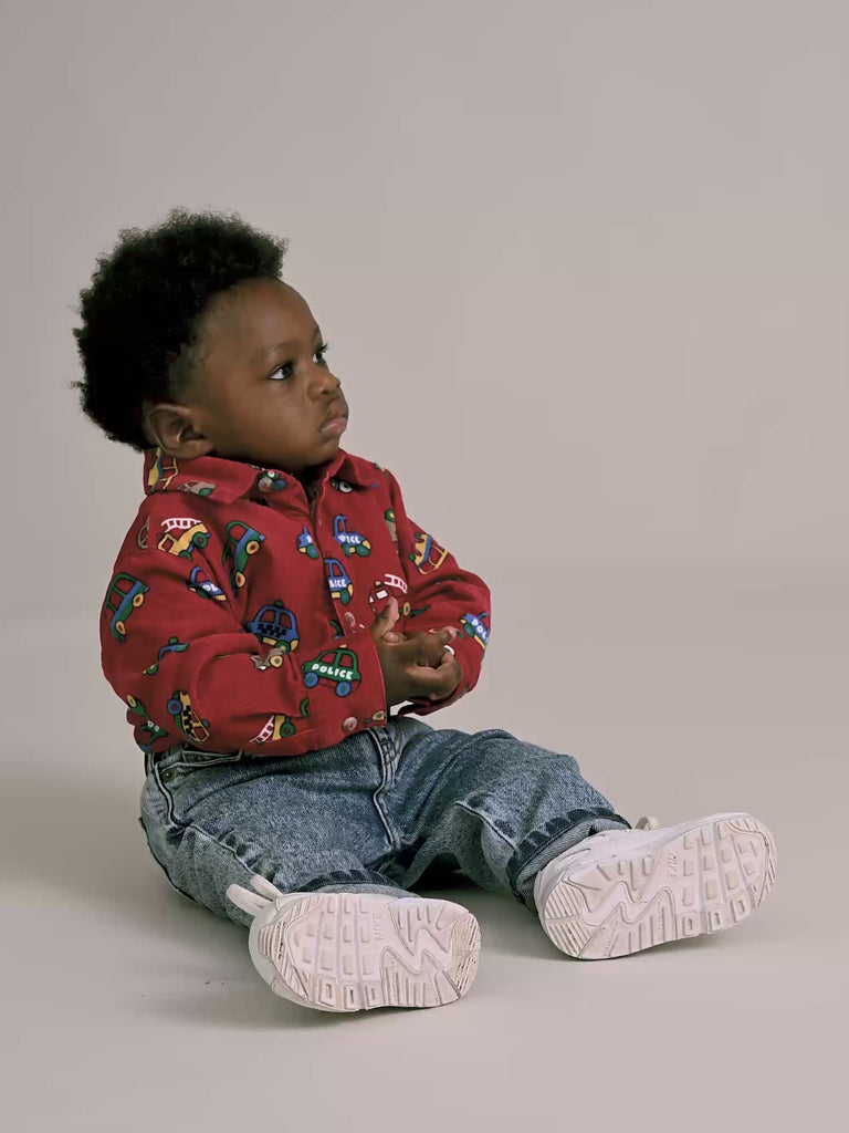 Vroom Vroom Cord Overshirt TOP LS Huxbaby