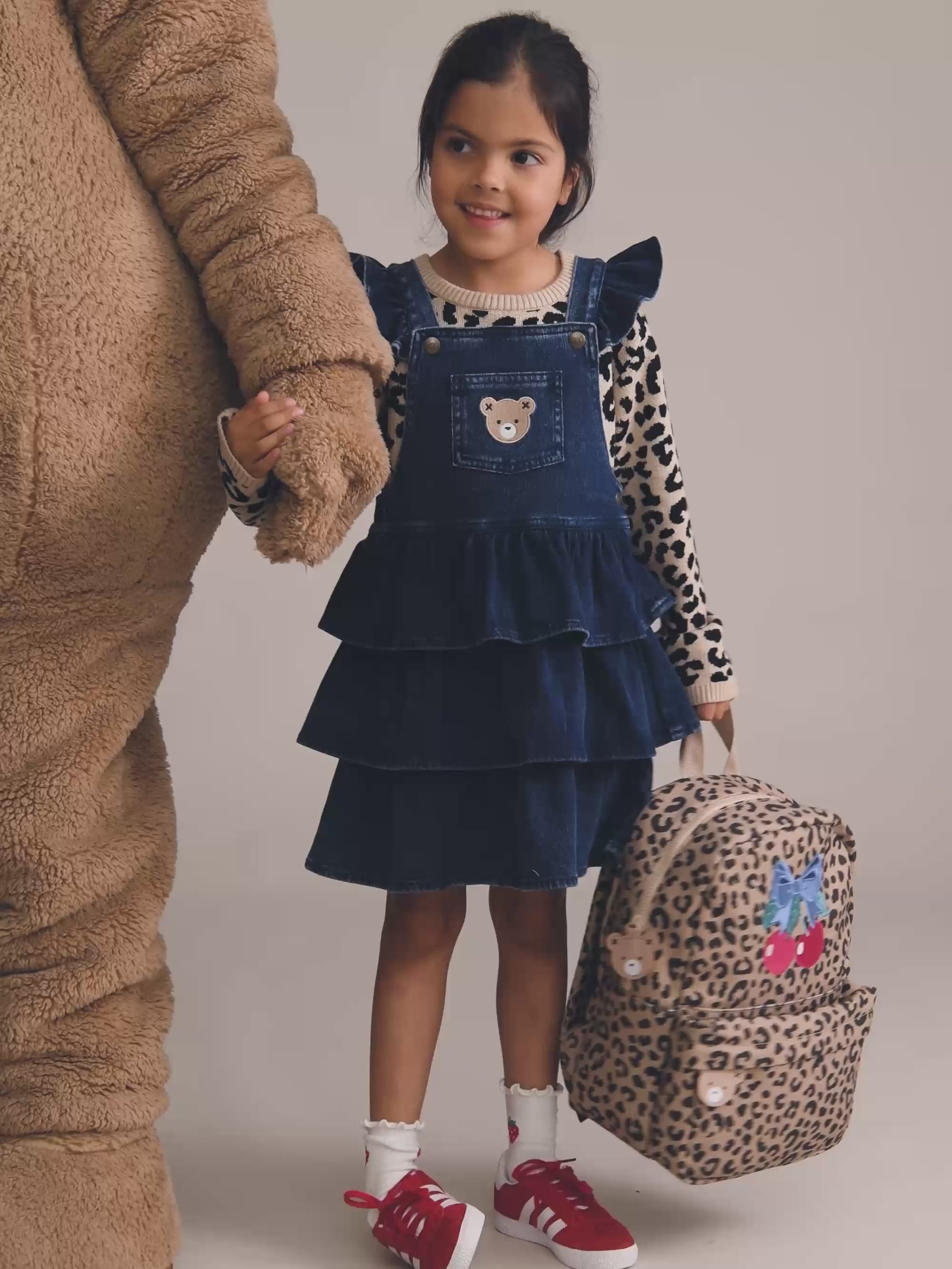 Dreamy Denim Pinafore DRESS Huxbaby Shopify