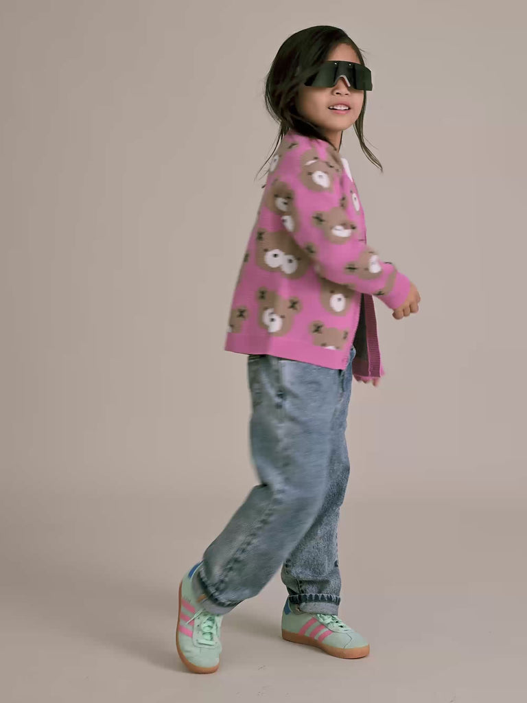 Classic Hux Cardi Pink KNIT CARDI Huxbaby