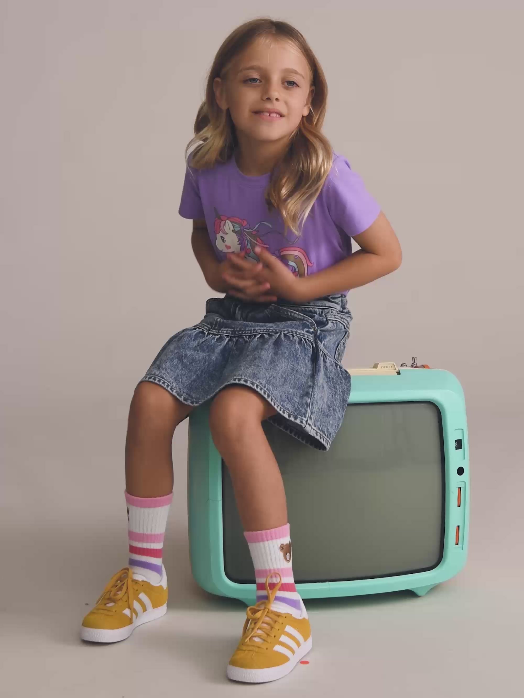Magical Unicorn Tee SL TOP Huxbaby Shopify