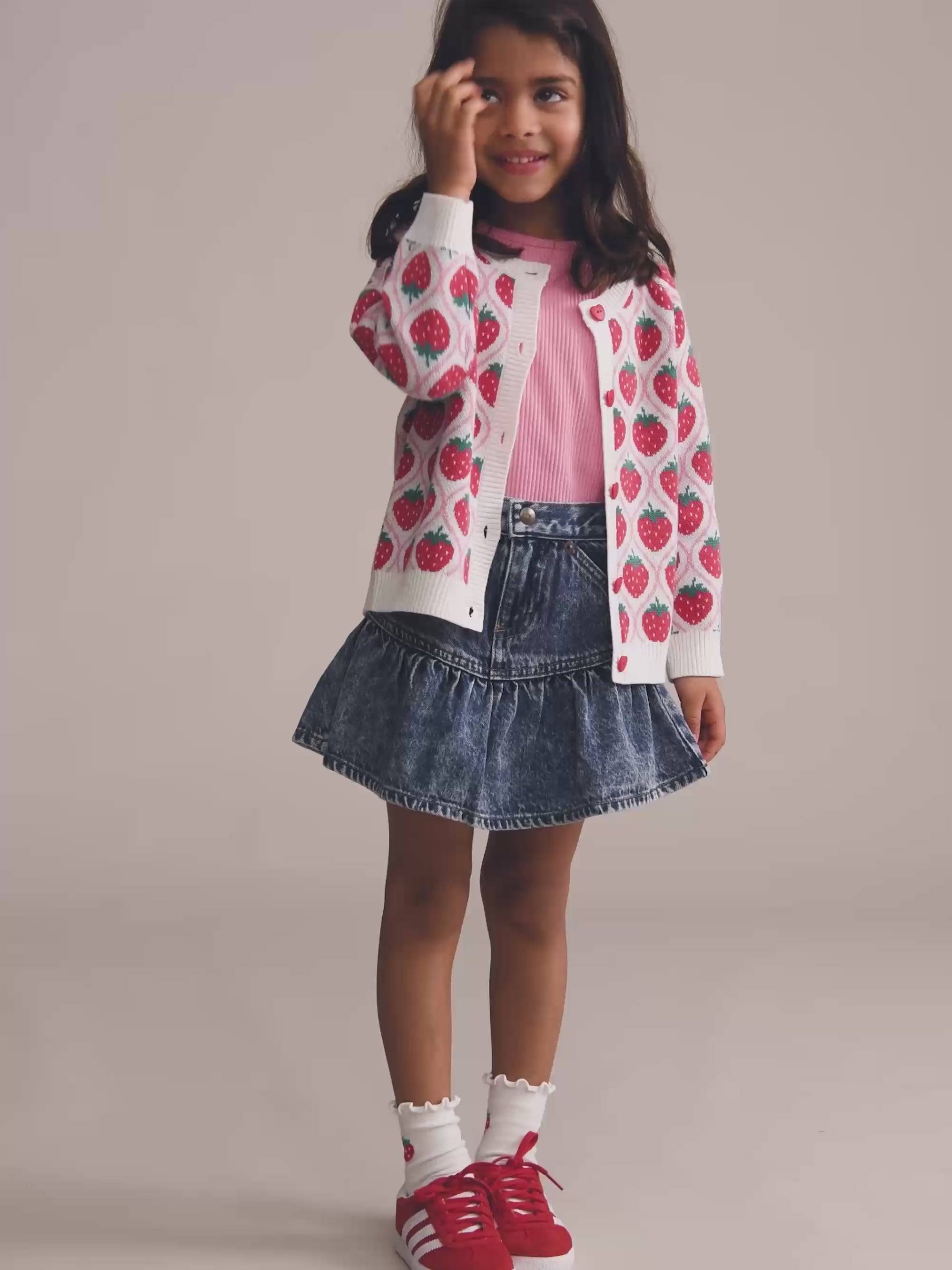 Strawberry Fields Cardi KNIT CARDI Huxbaby Shopify