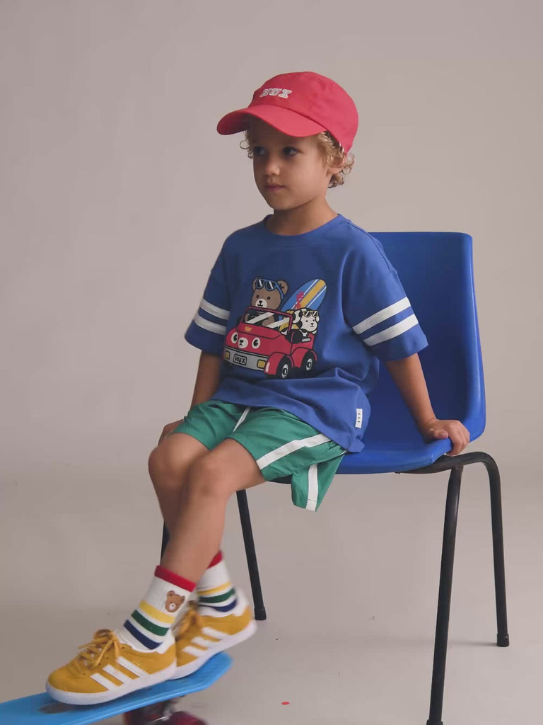 Beach Buggy Sporty Slouchy Tee T-SHIRT Huxbaby Shopify