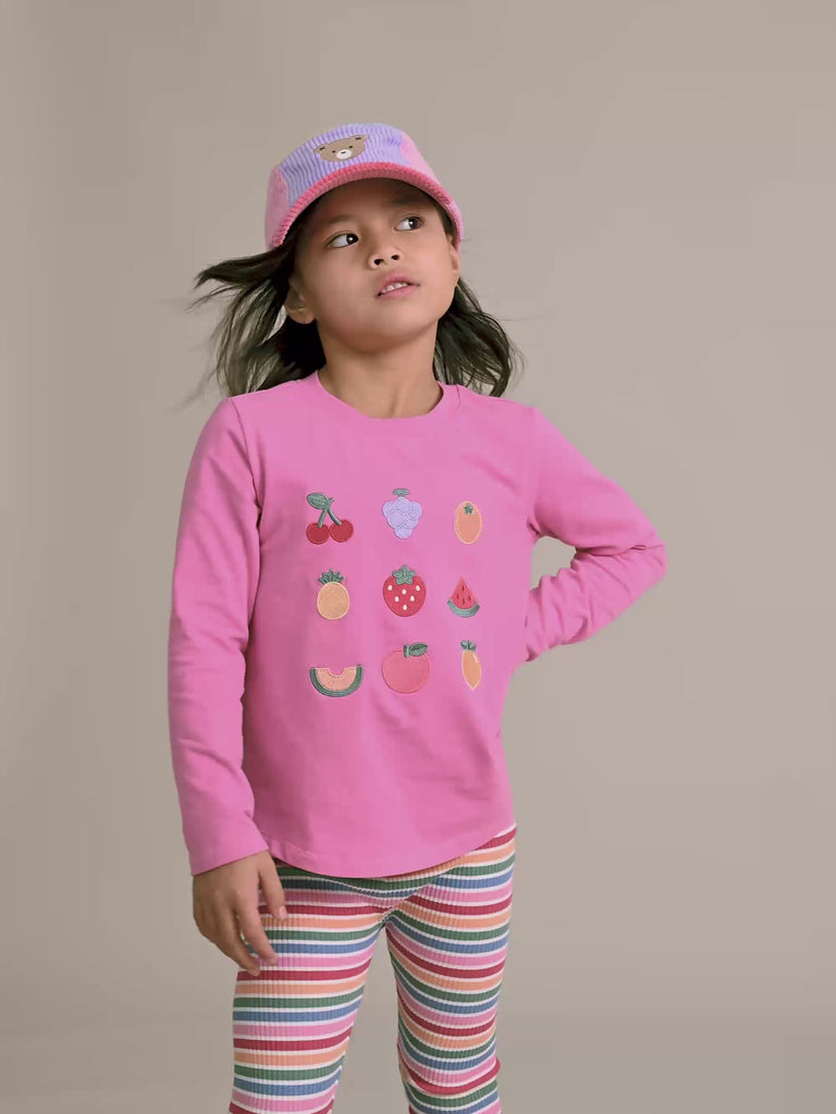 Tutti Frutti Stripe Legging LEGGING Huxbaby