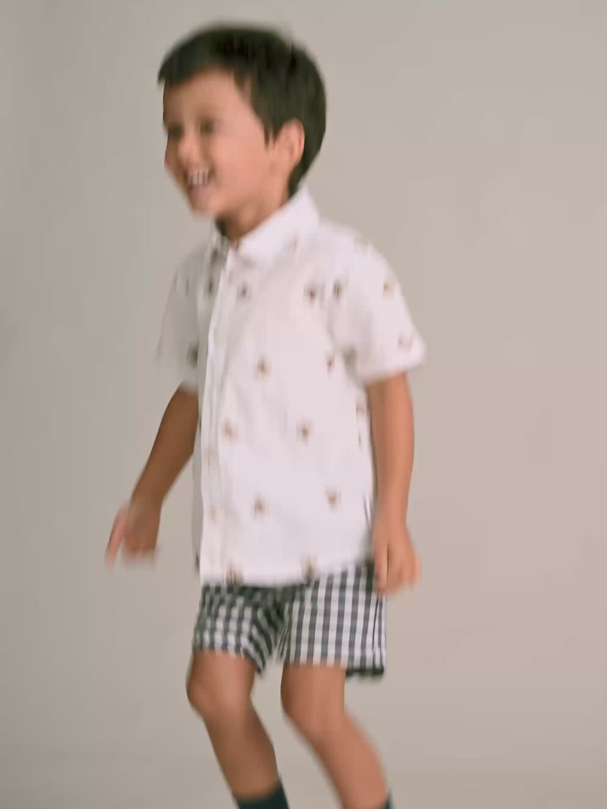 Check Chino Shorts SHORT Huxbaby