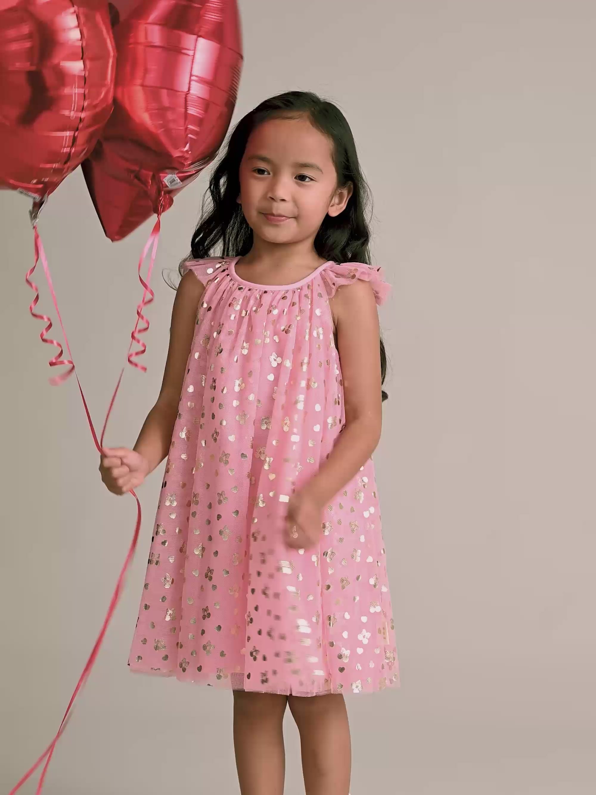 Golden Cherries Princess Tulle Dress DRESS Huxbaby