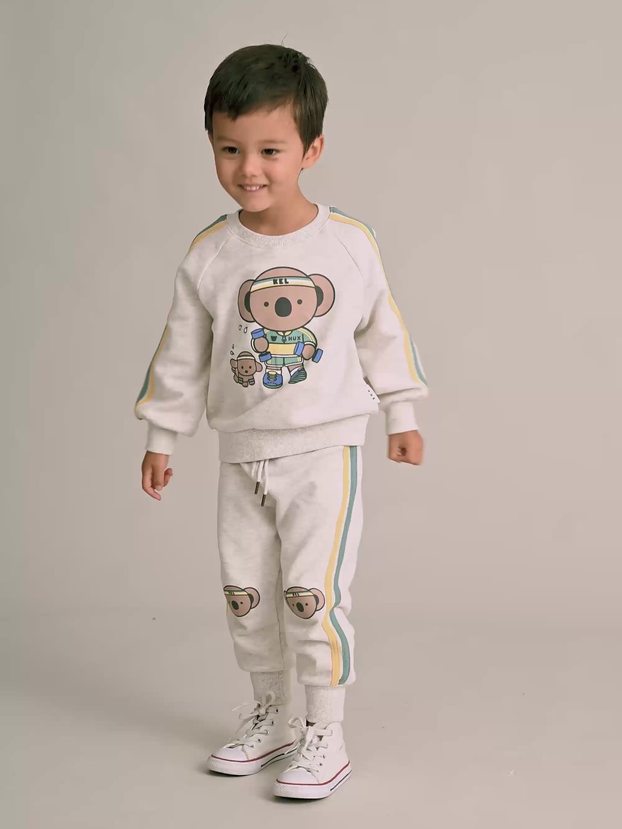 Kel Koala Sporty Sweatshirt SWEATSHIRT Huxbaby