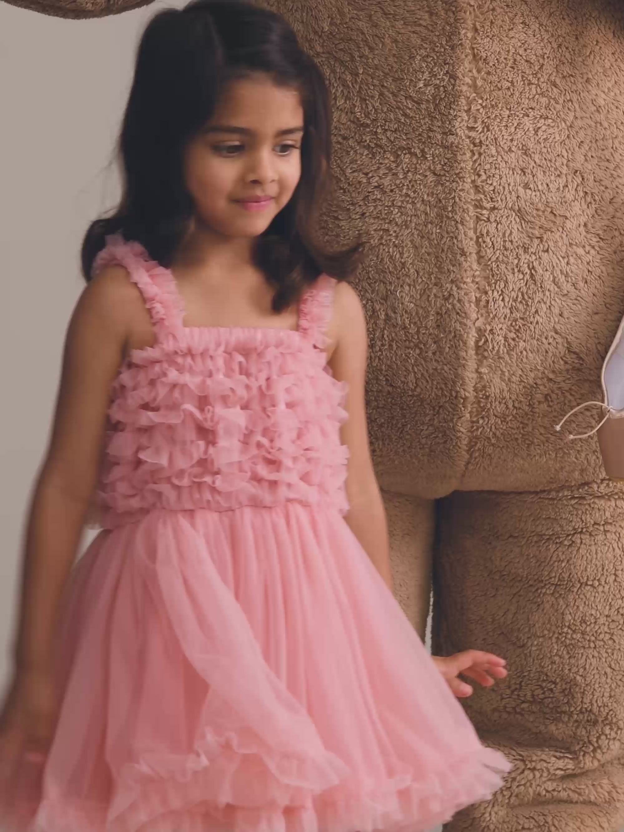 Pink Cha Cha Dress DRESS Huxbaby Shopify