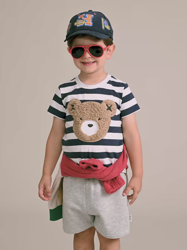 Furry Huxbear Stripe Tee T-SHIRT Huxbaby